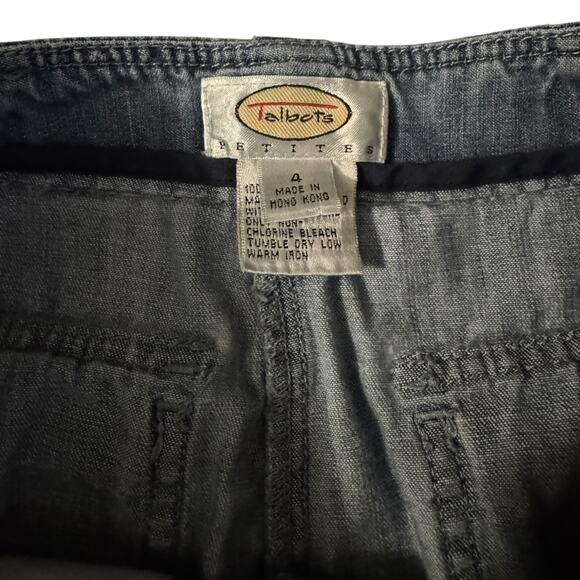 Talbots Petites Lightweight Denim Jeans – Size 4 Straight Leg - Picture 2 of 7
